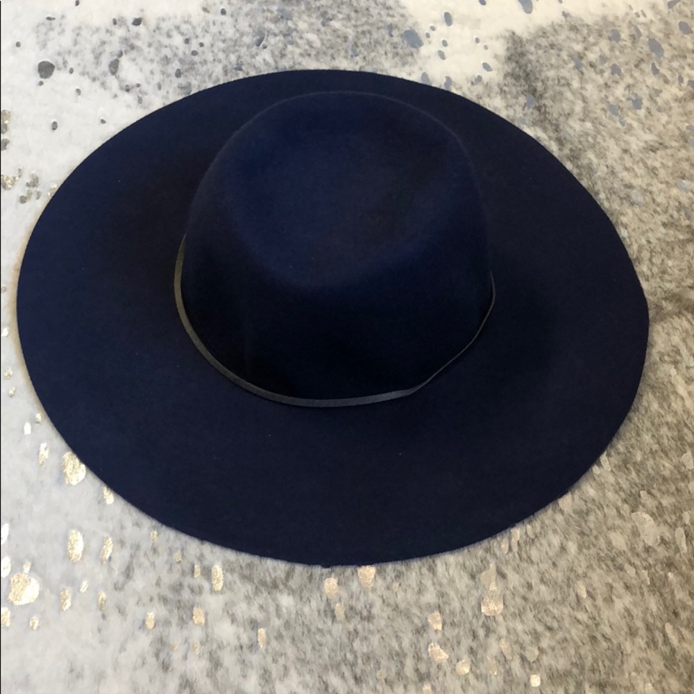 Charming Charlie blue felt hat